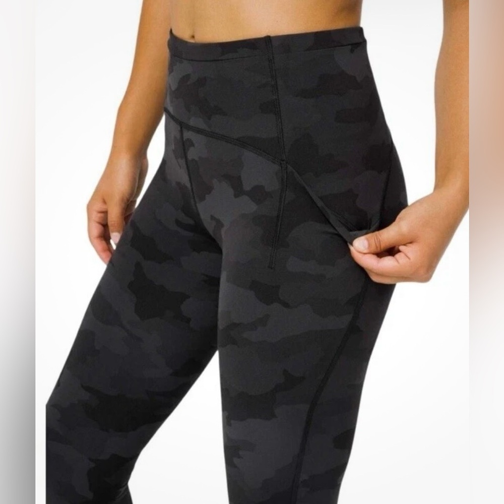 Lululemon High-Rise Speed Tight-  28”- Size 4- Black camo